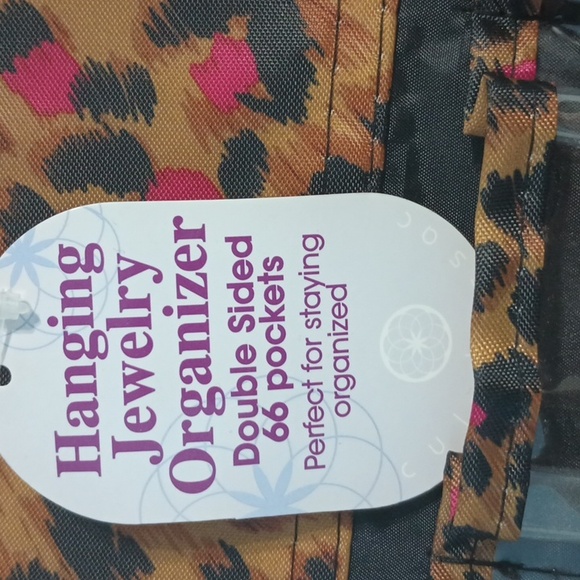 Jewelry Organizer 2 sided Totaling 66 Pockets. Made by Tri-Coastal Design. - Picture 3 of 4